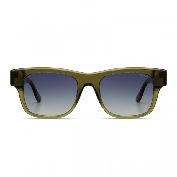 Komono Sonnenbrille Nolan Moss grün, blaur Farbverlauf Gläser, front